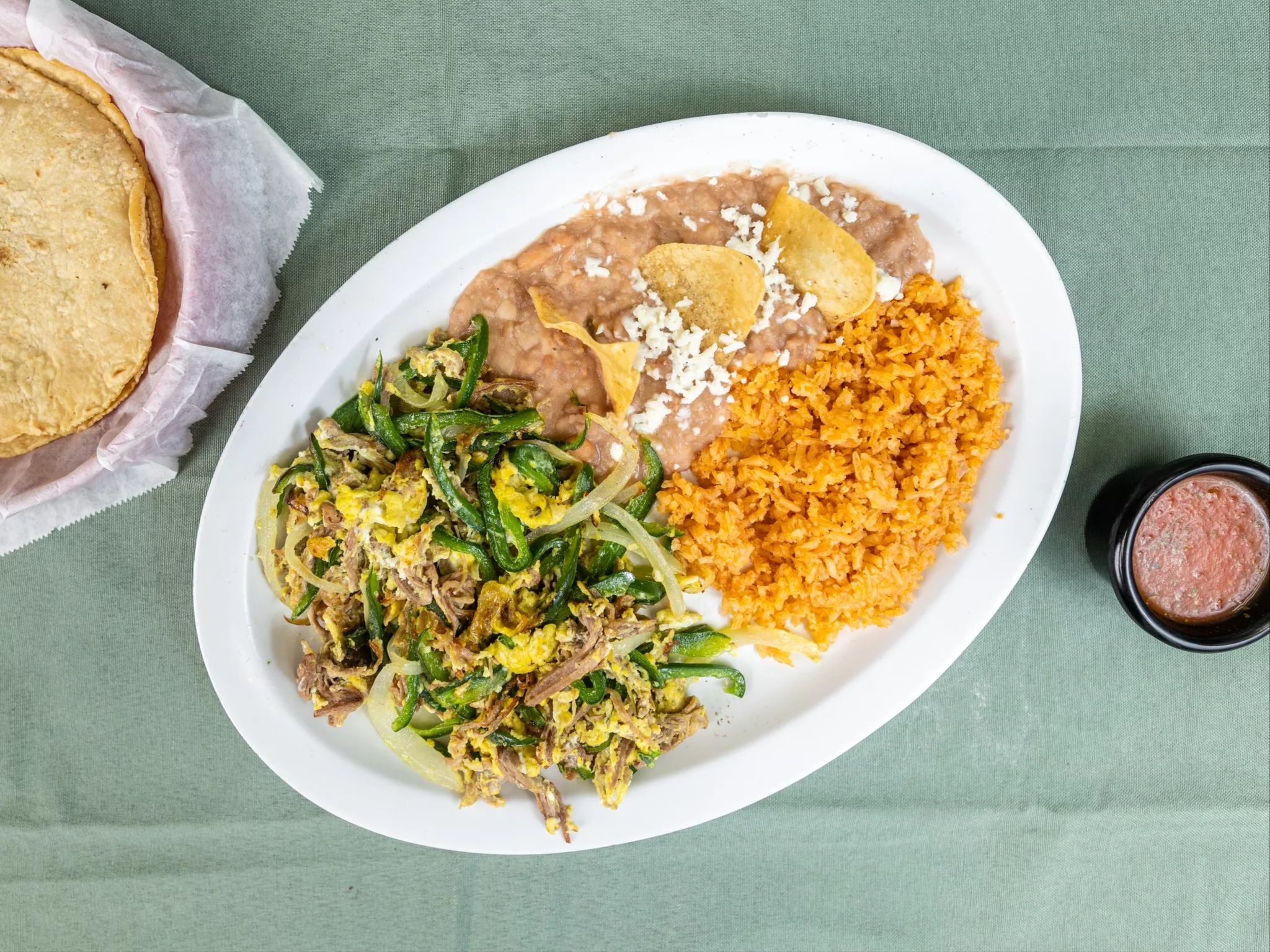 Machaca con Huevos Plate.