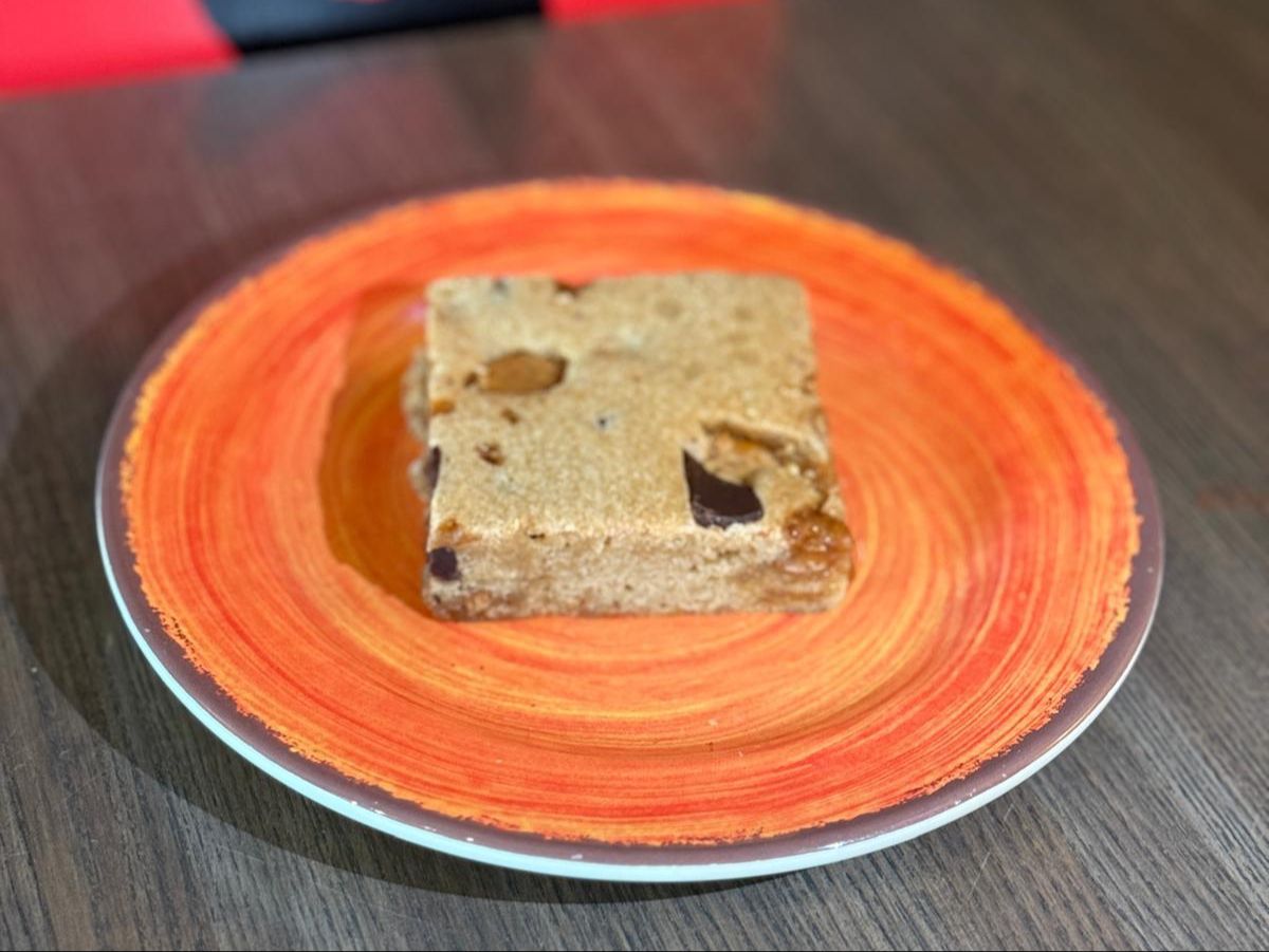 Toffee Crunch Blondie.
