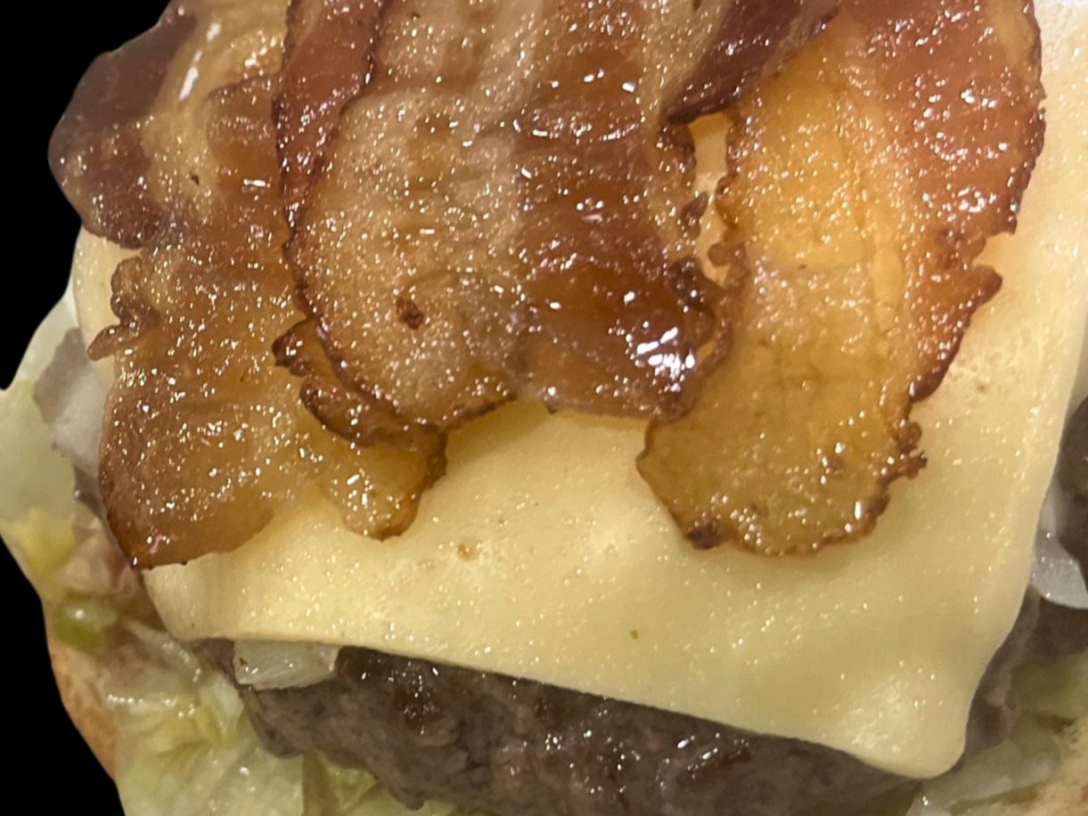 *Bacon Cheeseburger.