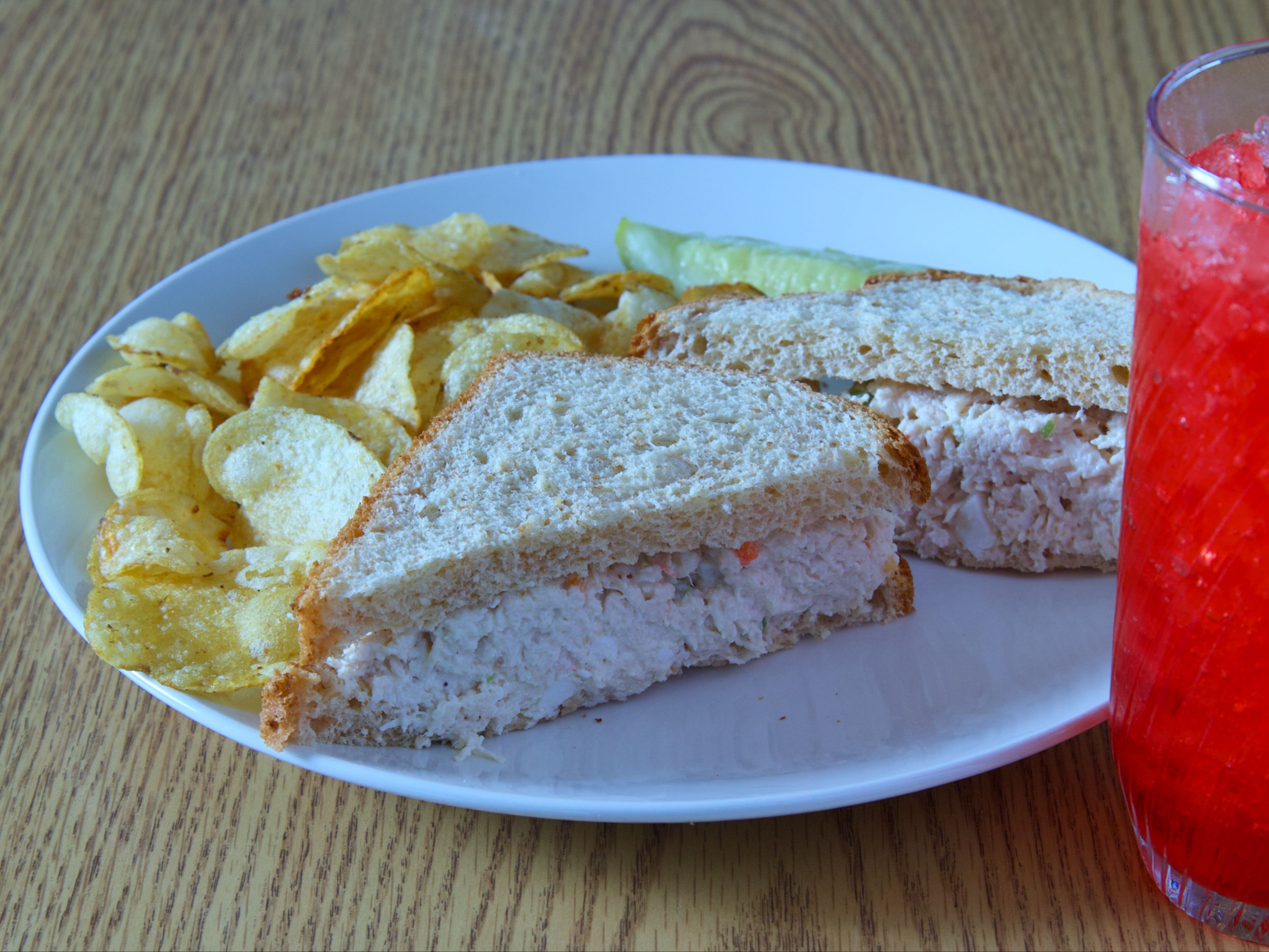 Chicken Salad Sandwich Combo.