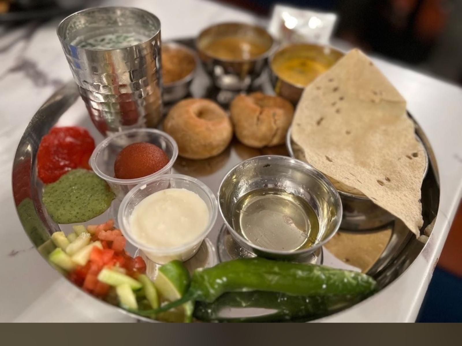 Thali For 1 (Silver).