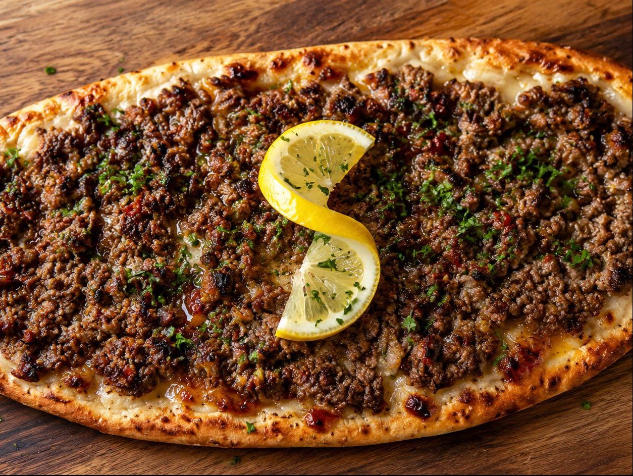 Meat Flatbread.