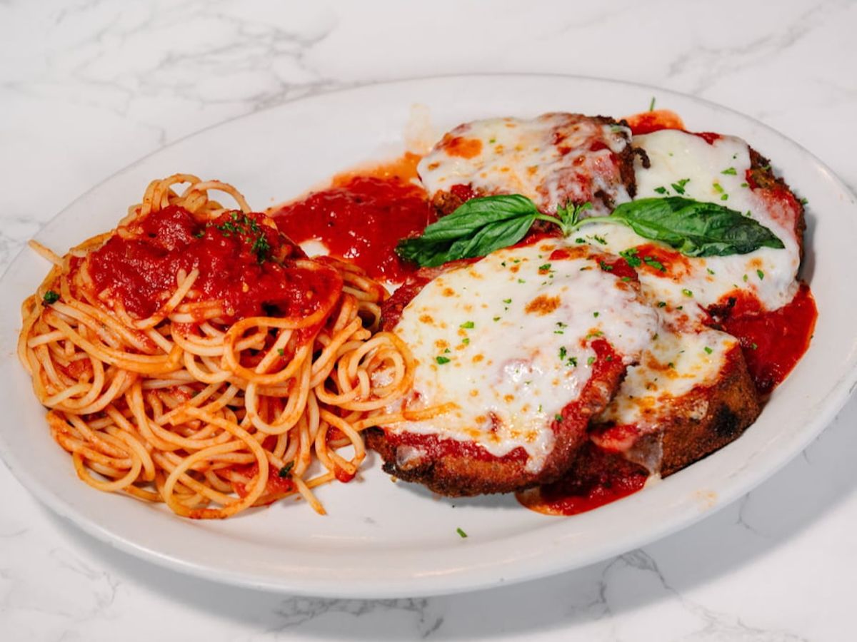 Eggplant Parmigiana.