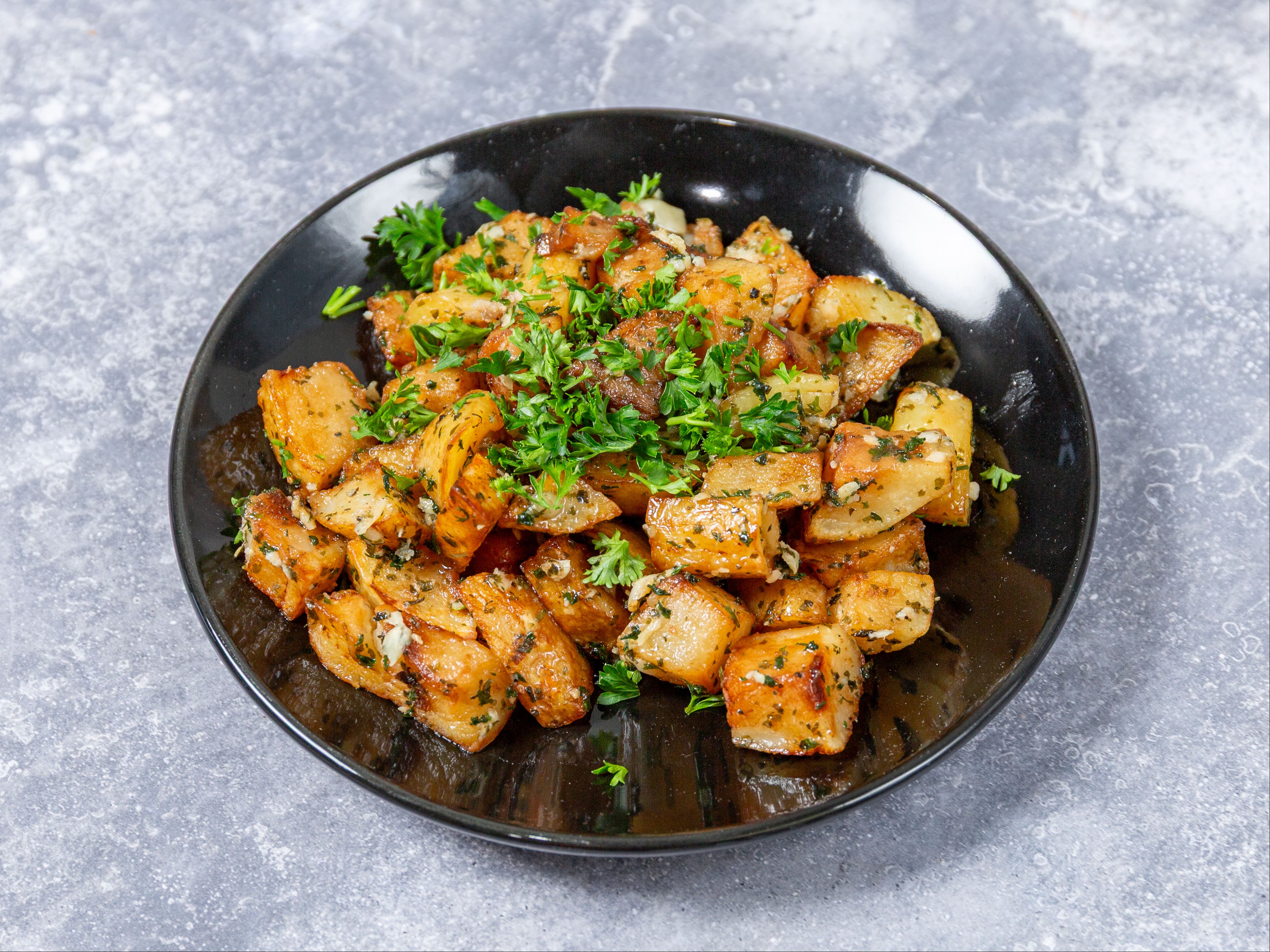 Garlic Cilantro Potatoes.