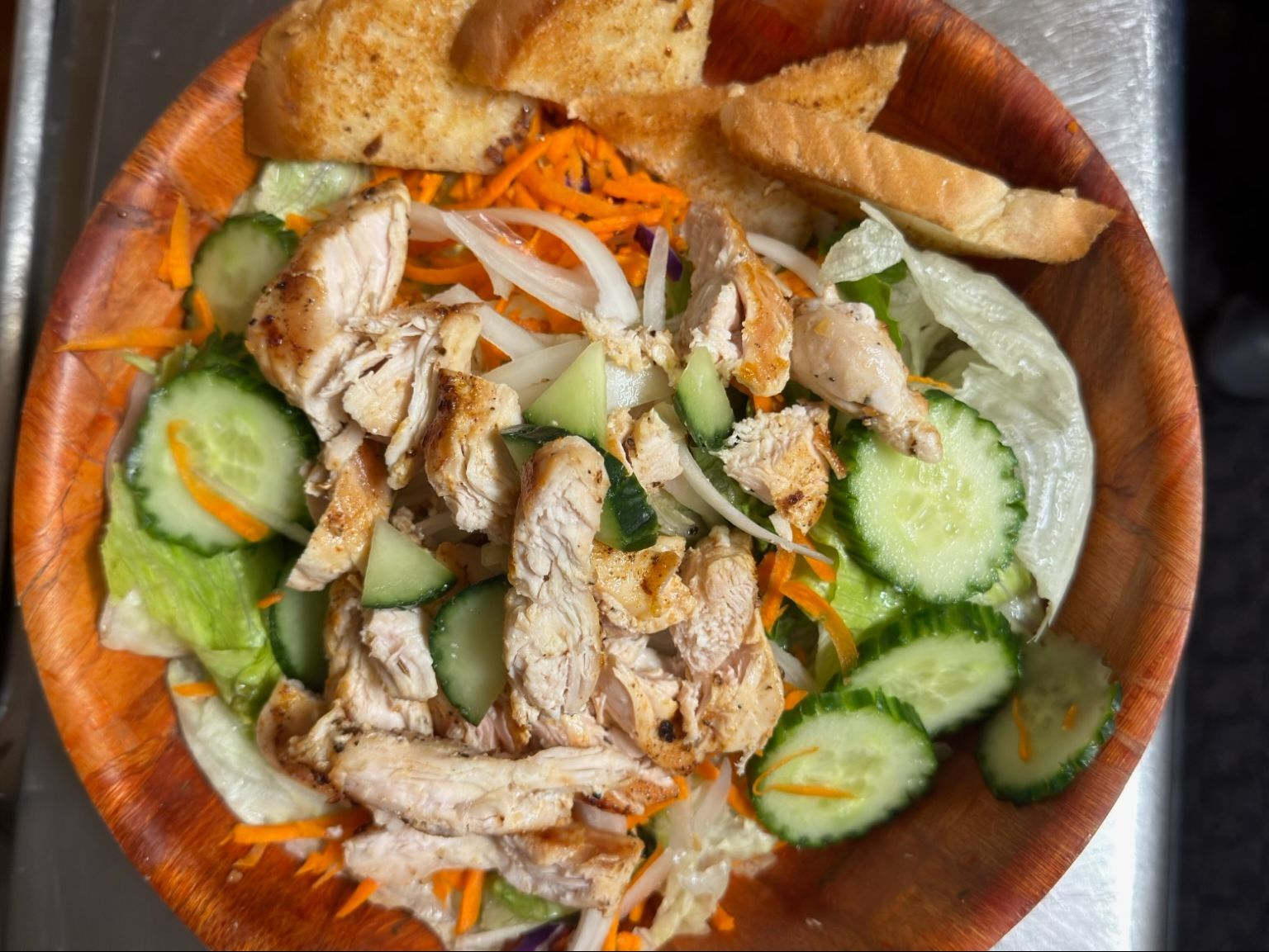Greek Style Chicken Salad.