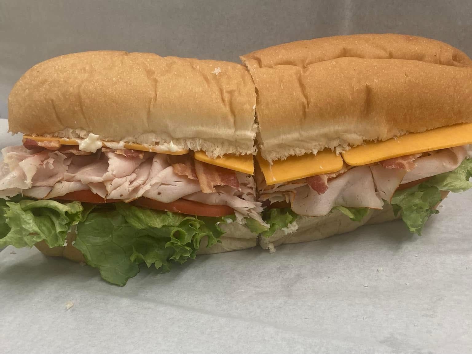 Delicious Turkey Club Sandwich