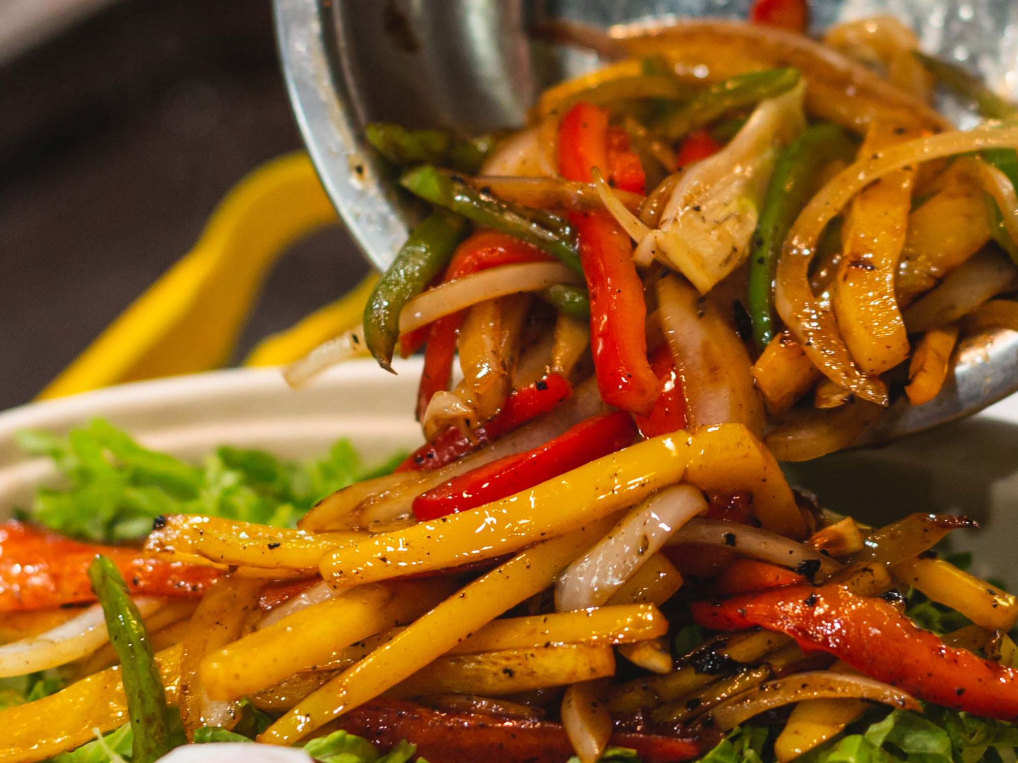 Mushroom Fajita Bowl.
