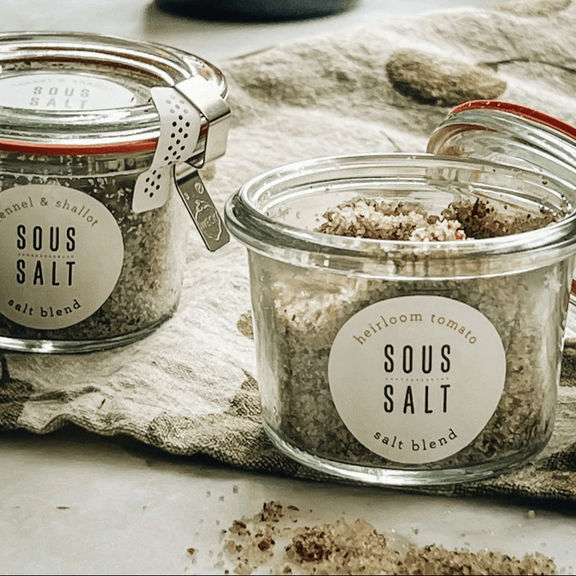 Sous Salt 4 Oz Jar Herb & Garlic