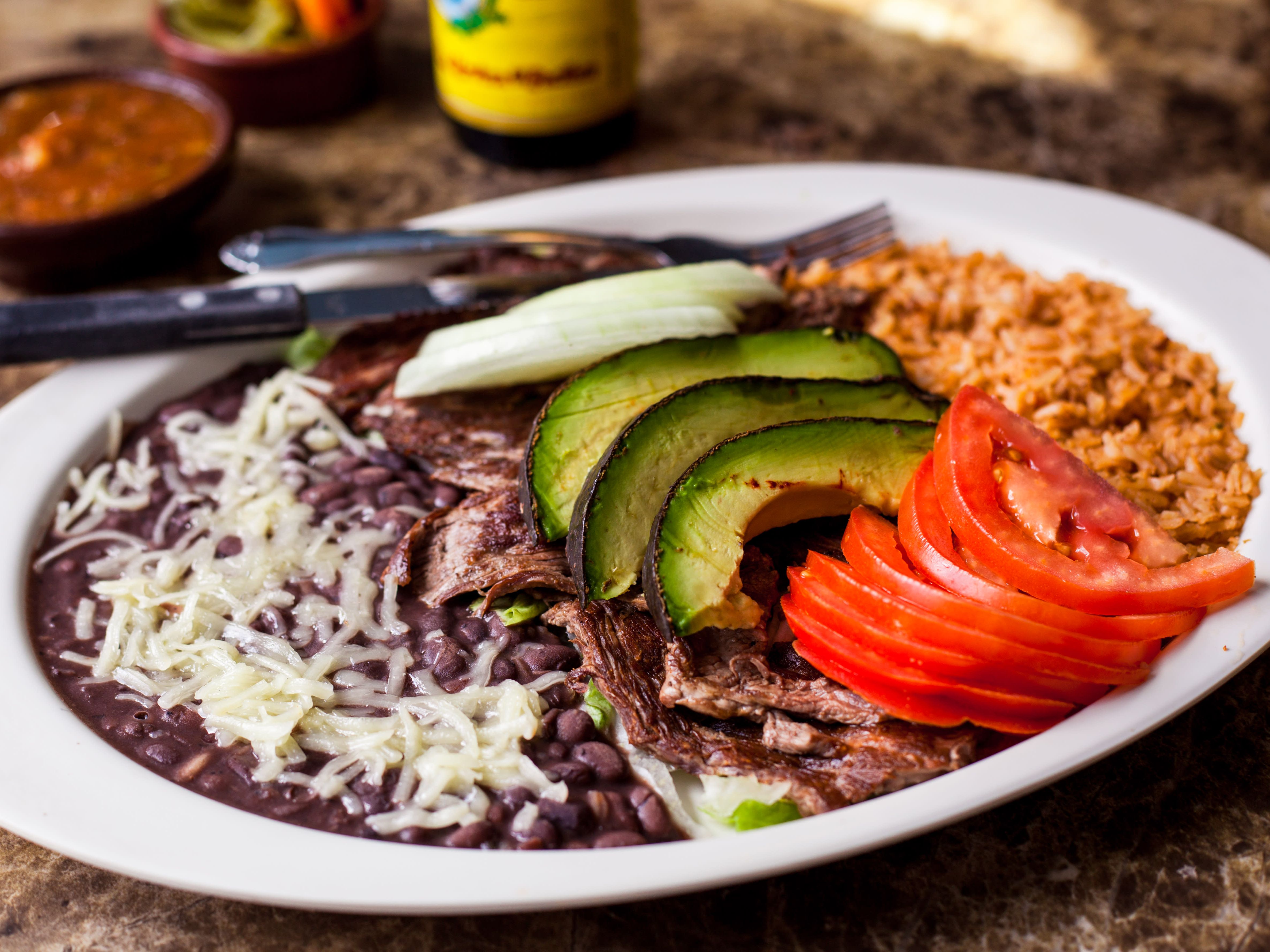 Carne Or Pollo Asado Plate