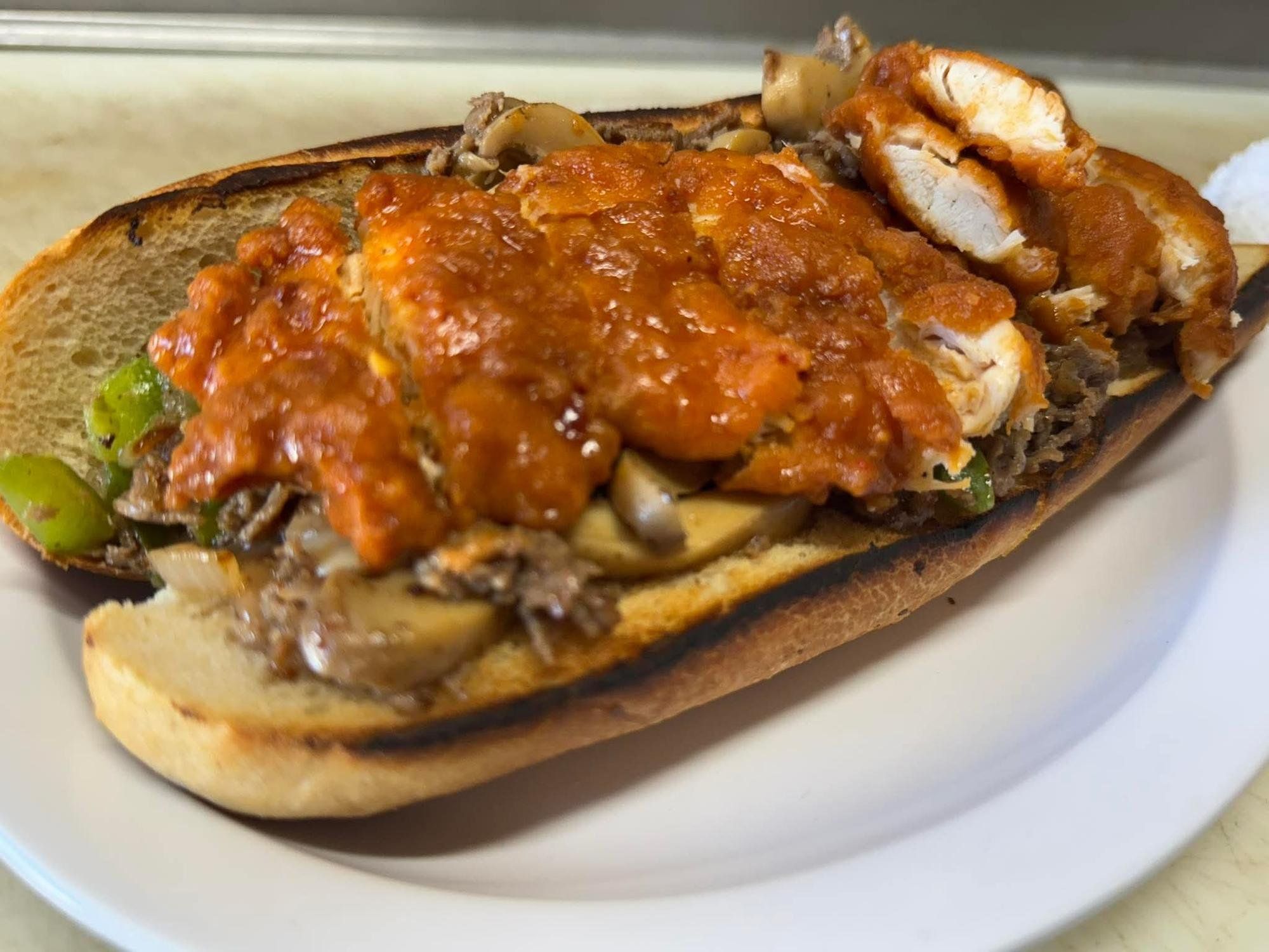 The Stinger Cheesesteak.
