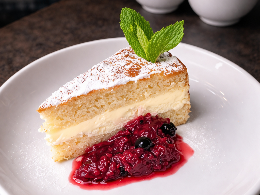 Italian Cream Cake.