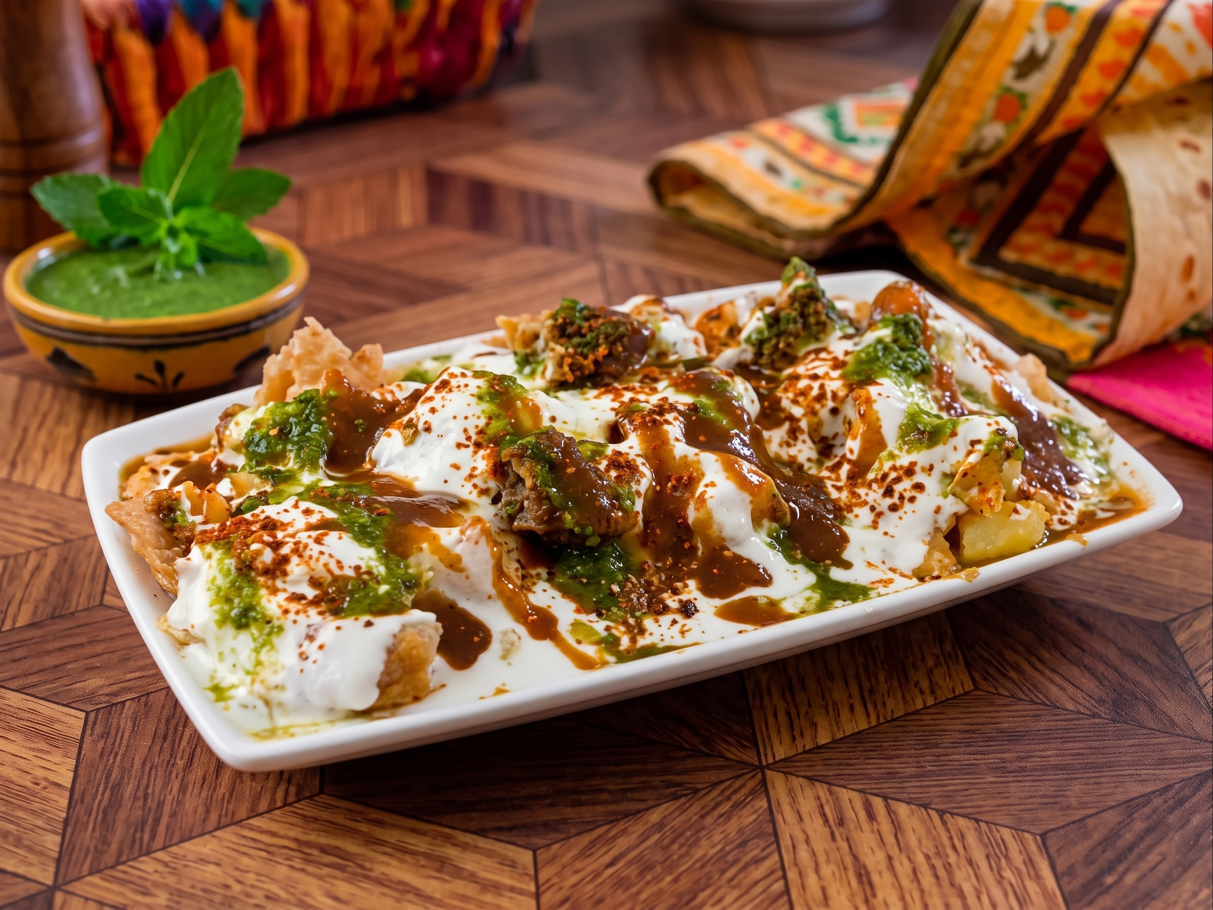 Samosa Chaat.
