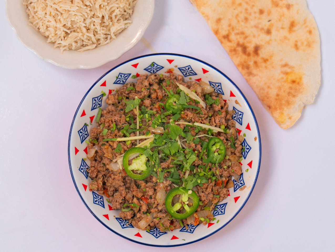 Beef Tawa Qeema.