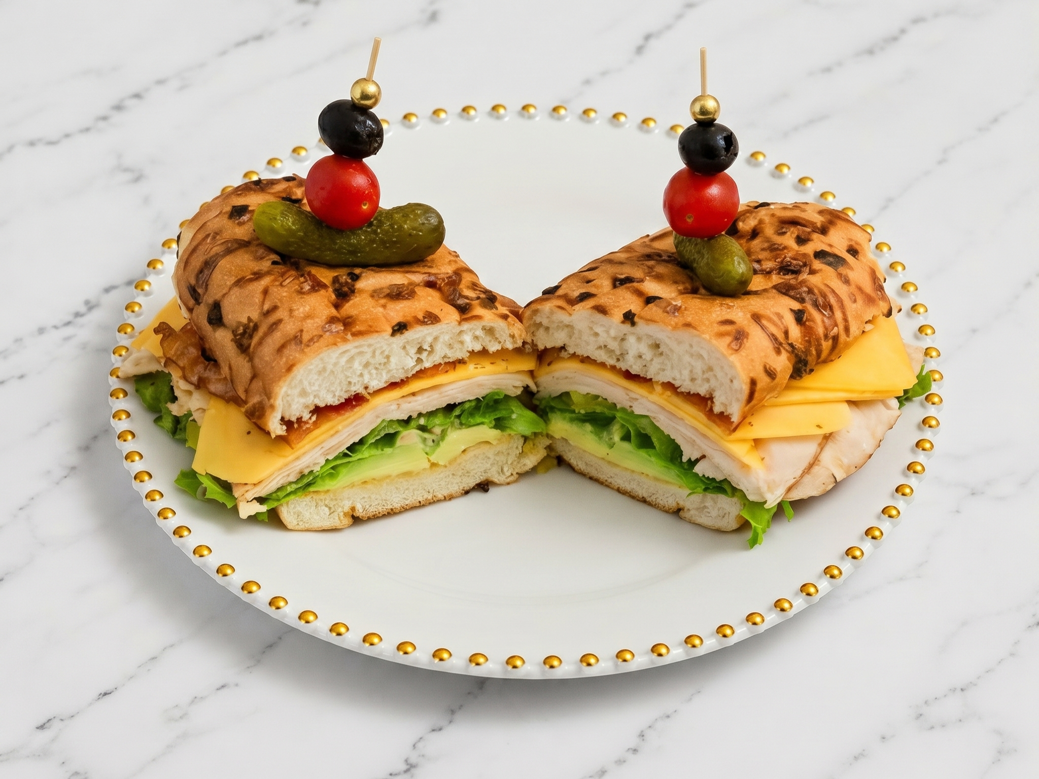 The Smoke House Hero Sandwich.