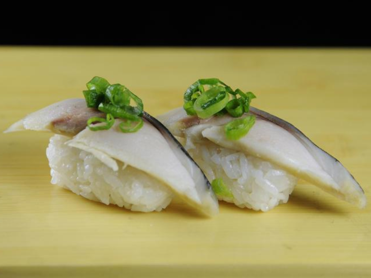 Mackerel Nigiri.