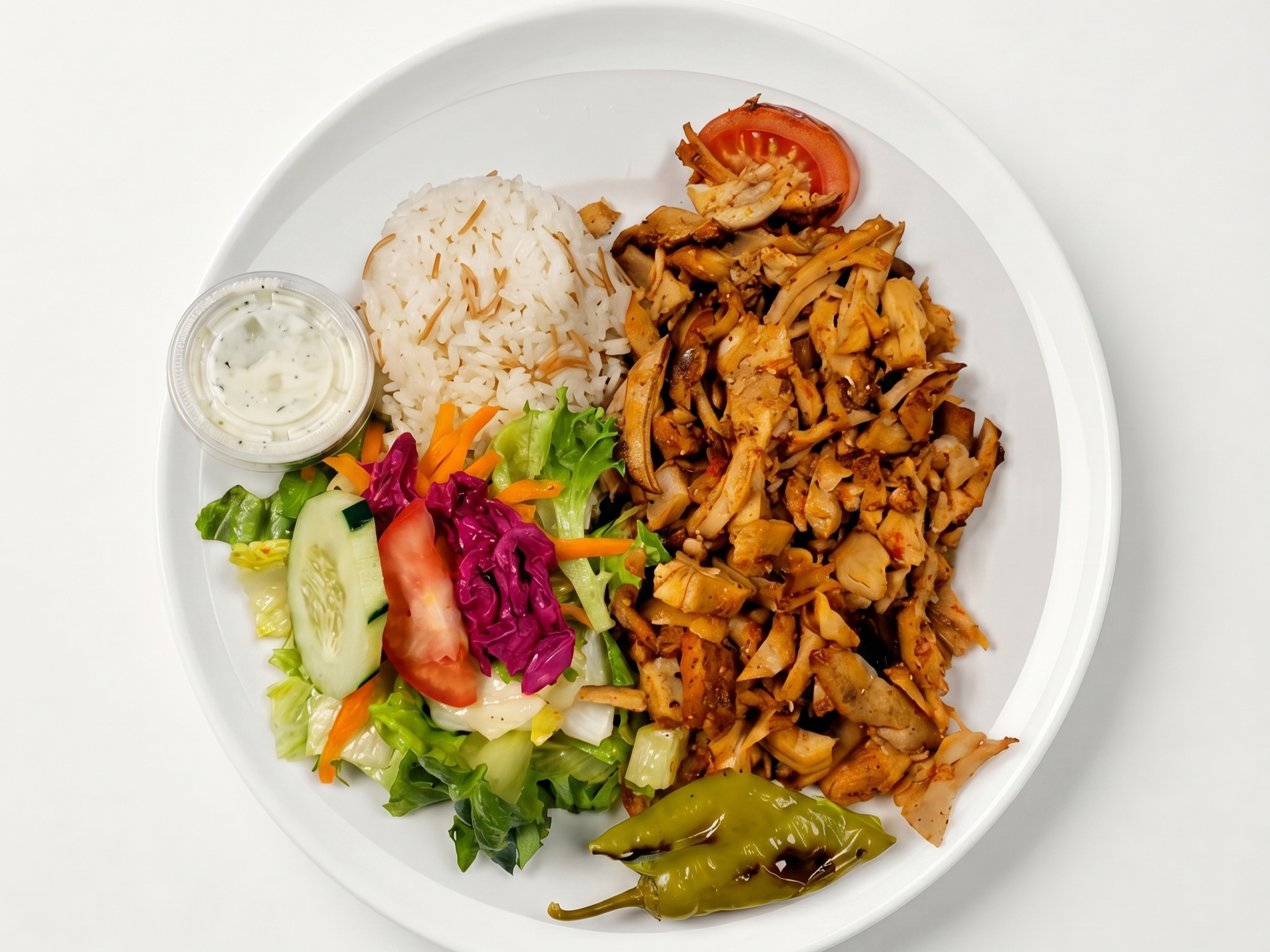 Chicken Gyro Entree.