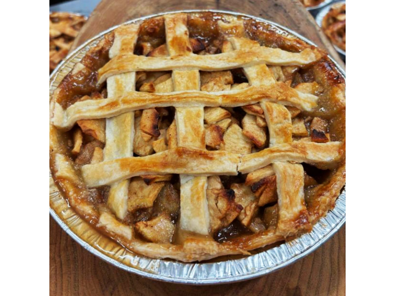 Out of the Blue // Seafood Market // Bayfield, Ontario // Frozen Apple Pie