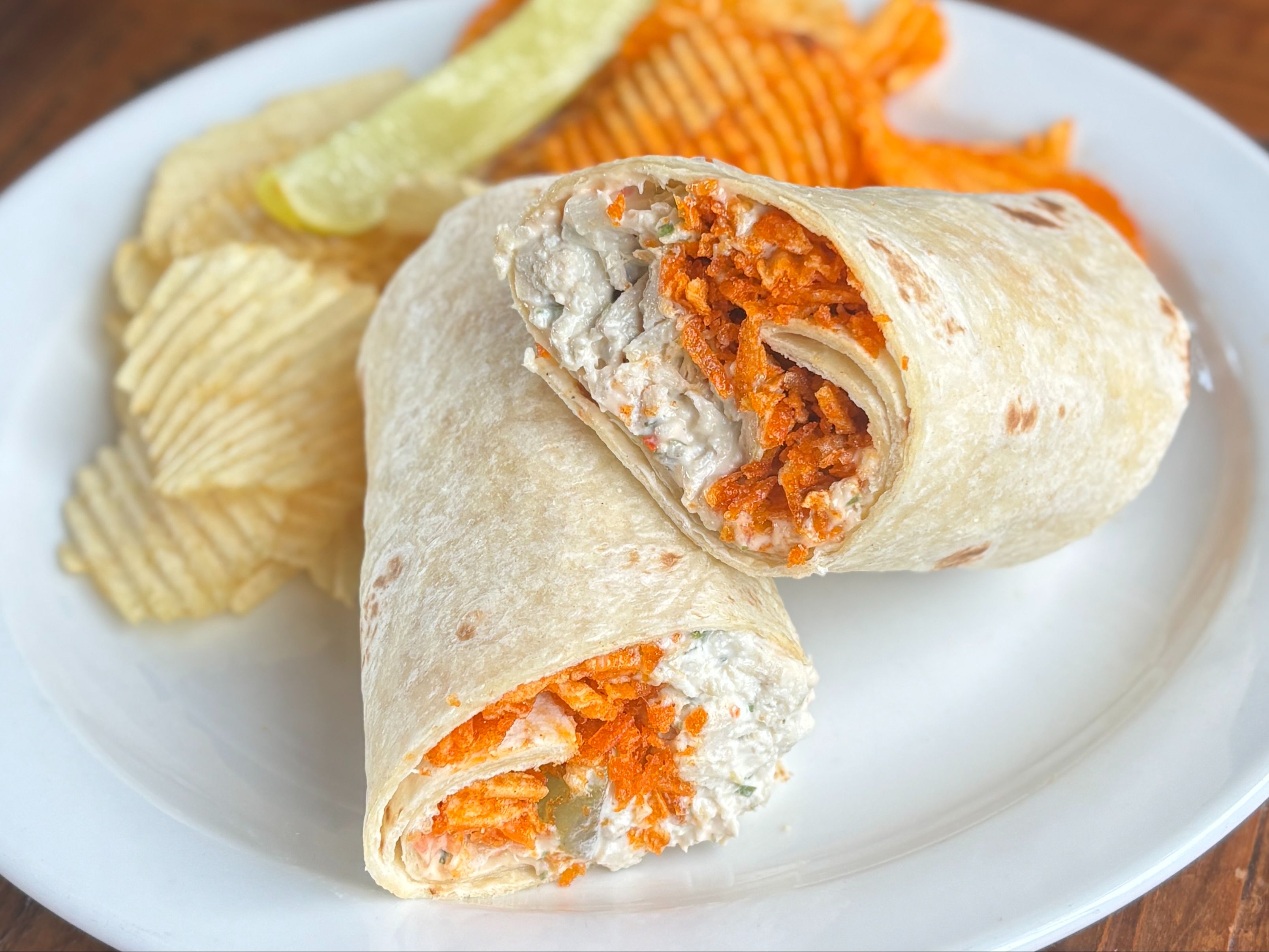 Towne Chicken Salad Wrap.
