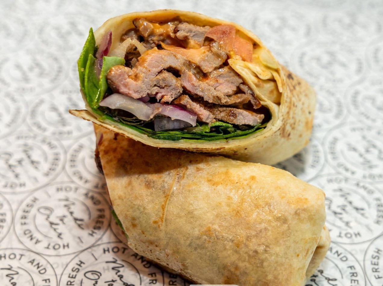 Kofte Kebab Wrap.