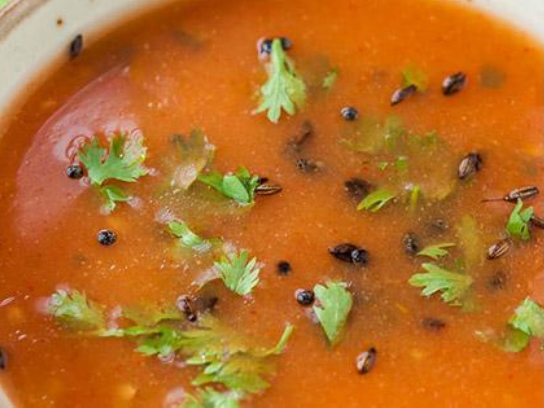 Tomato Dhaniya Shorba.