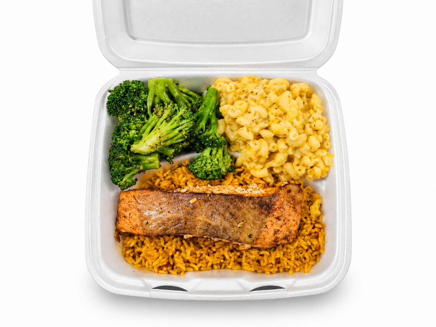 Blackened Salmon Platter.