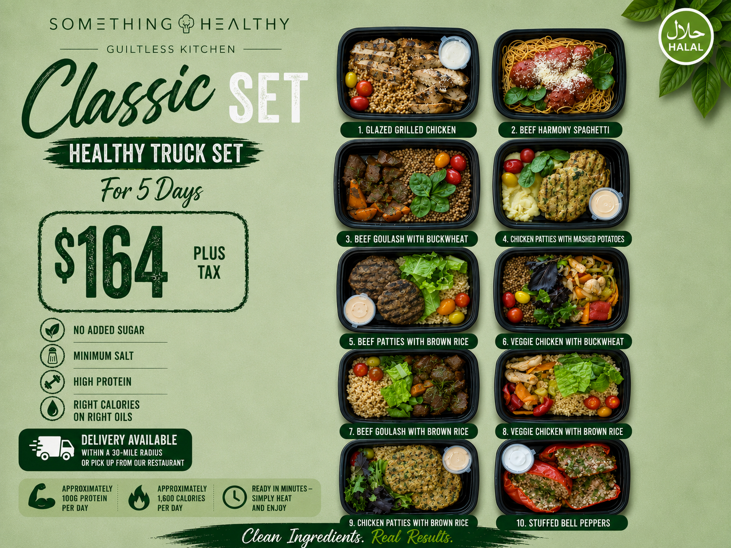 CLASSIC SET (5-DAY HEALTHY TRUCK SET).