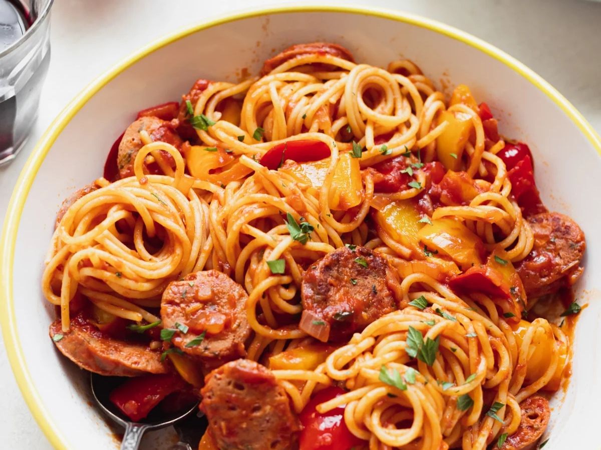 Spaghetti With Sausage -BP.