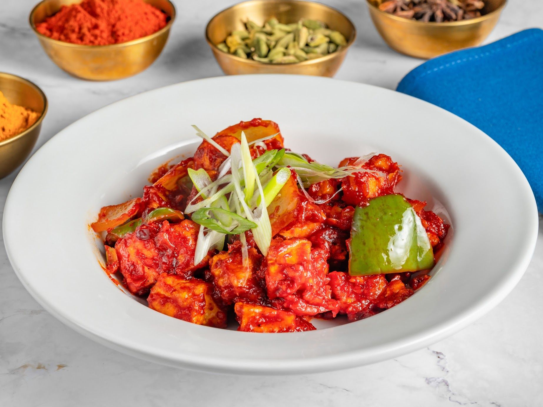 Chilli Stir Fry Chicken.