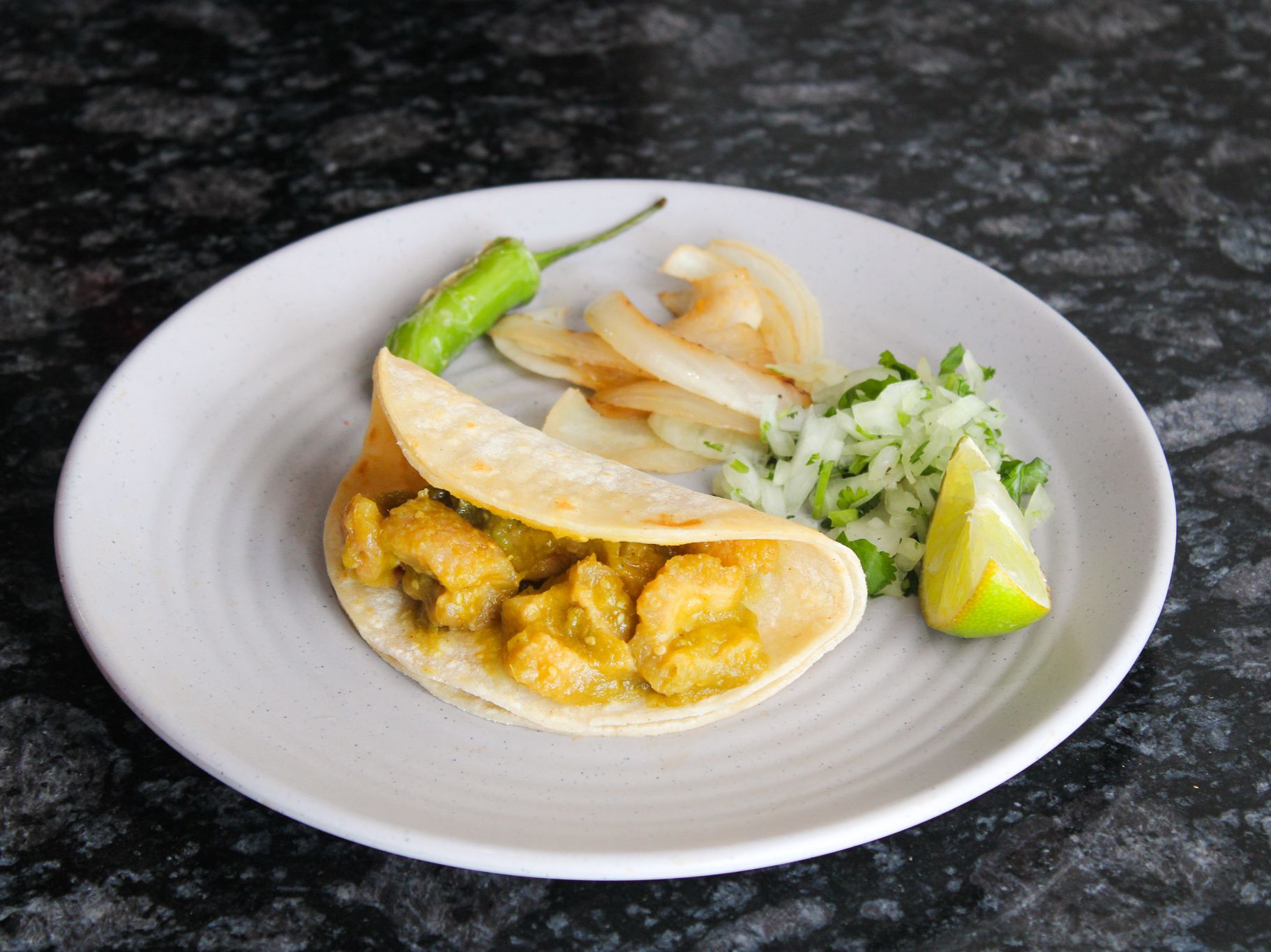 Taco Chicharron.