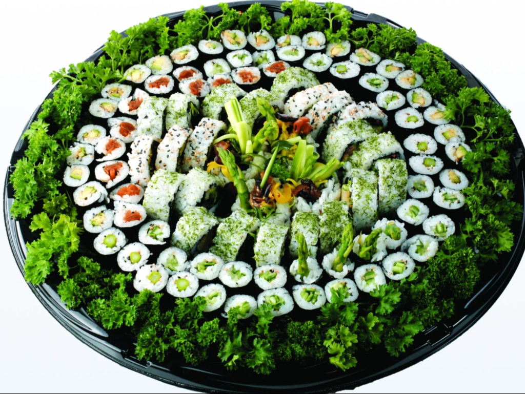 Hiro Veggie Roll Platter.