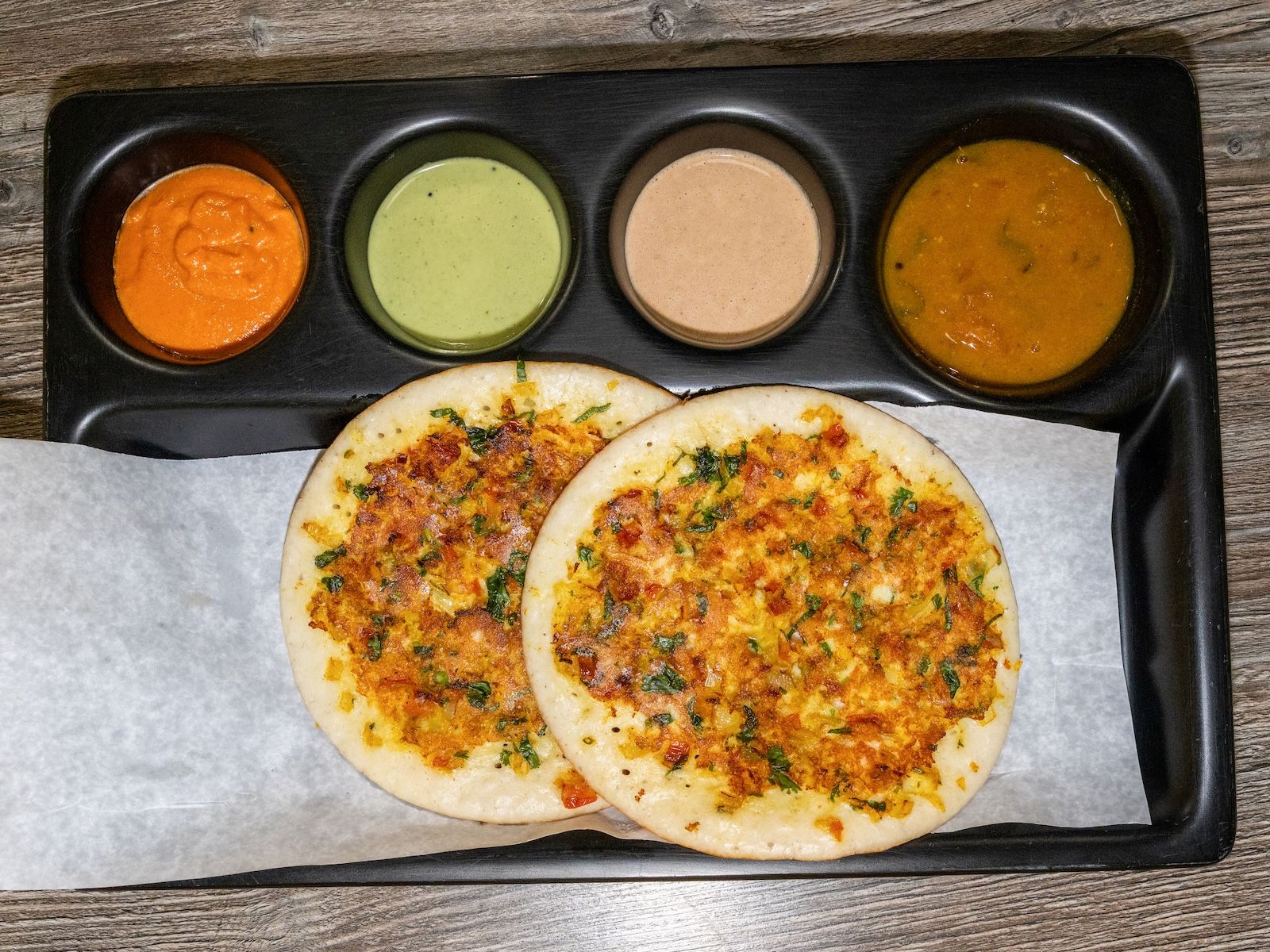 Veg Masala Uttapam.