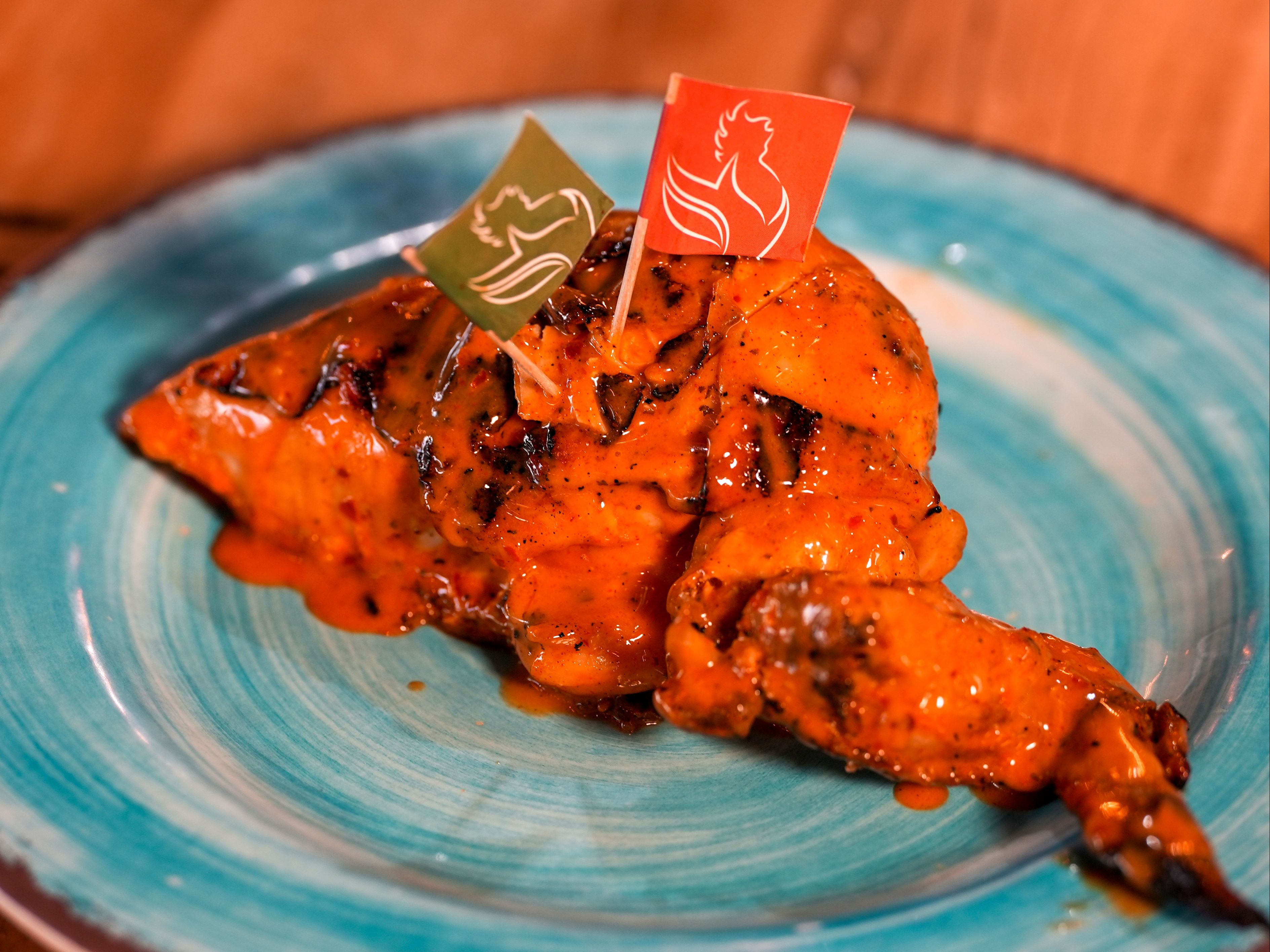 1/4 Chicken: Breast & Wing.