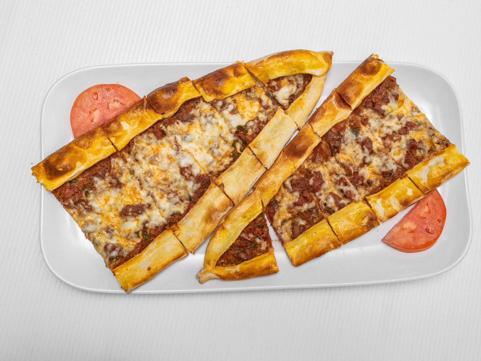 MEAT PIDE PLATTER.
