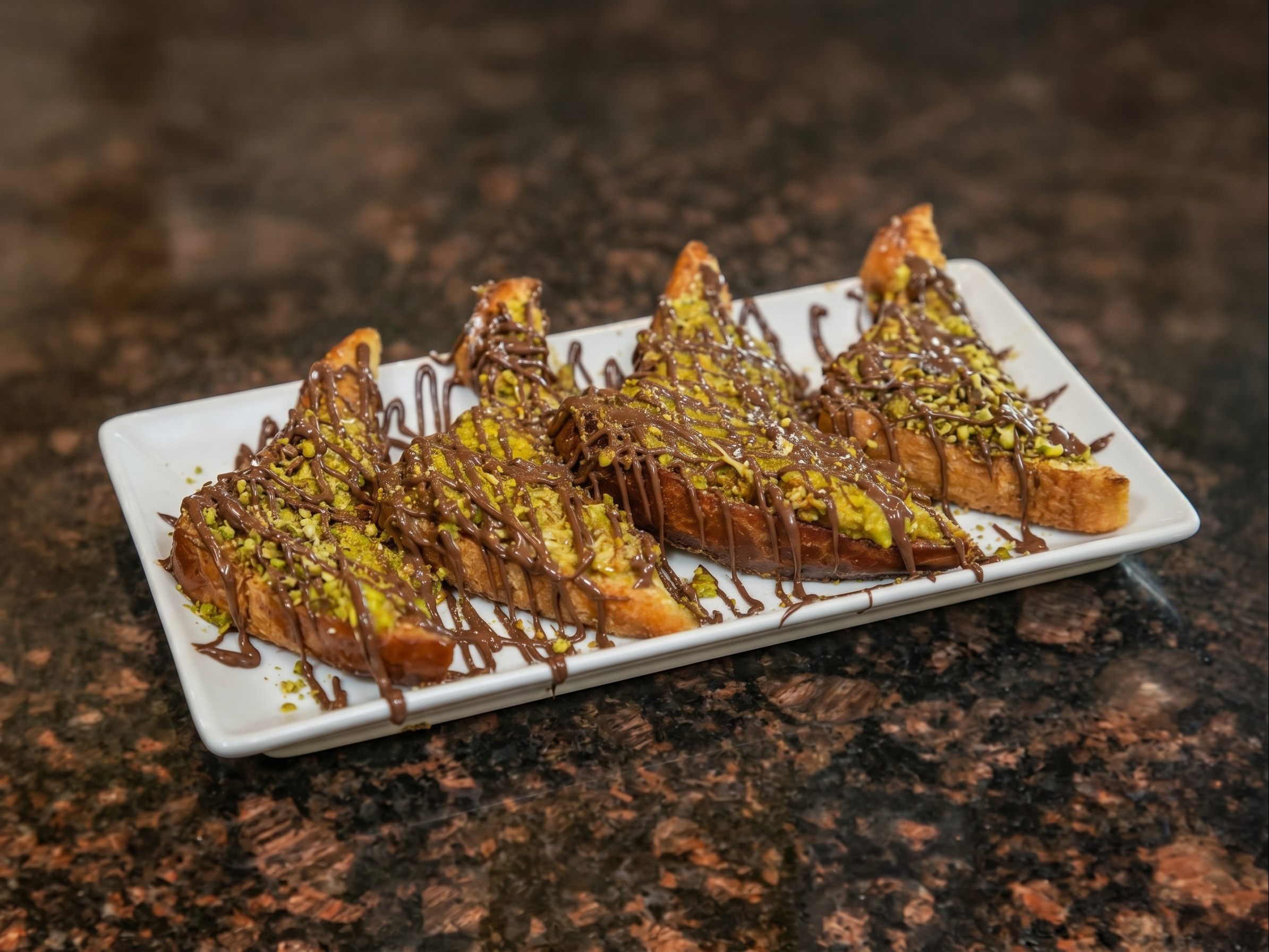 Dubai Chocolate French Toast