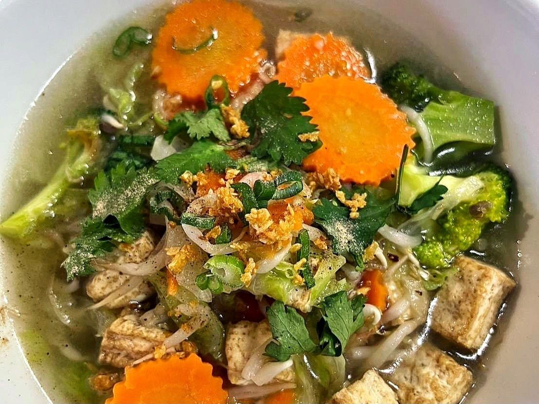 Thai Veggie Noodle Soup.