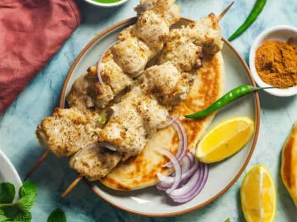 Chicken Malai Kabab.