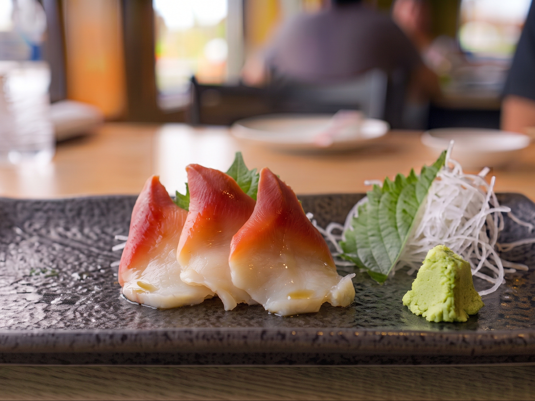 Hokkigai Sashimi 3pc.