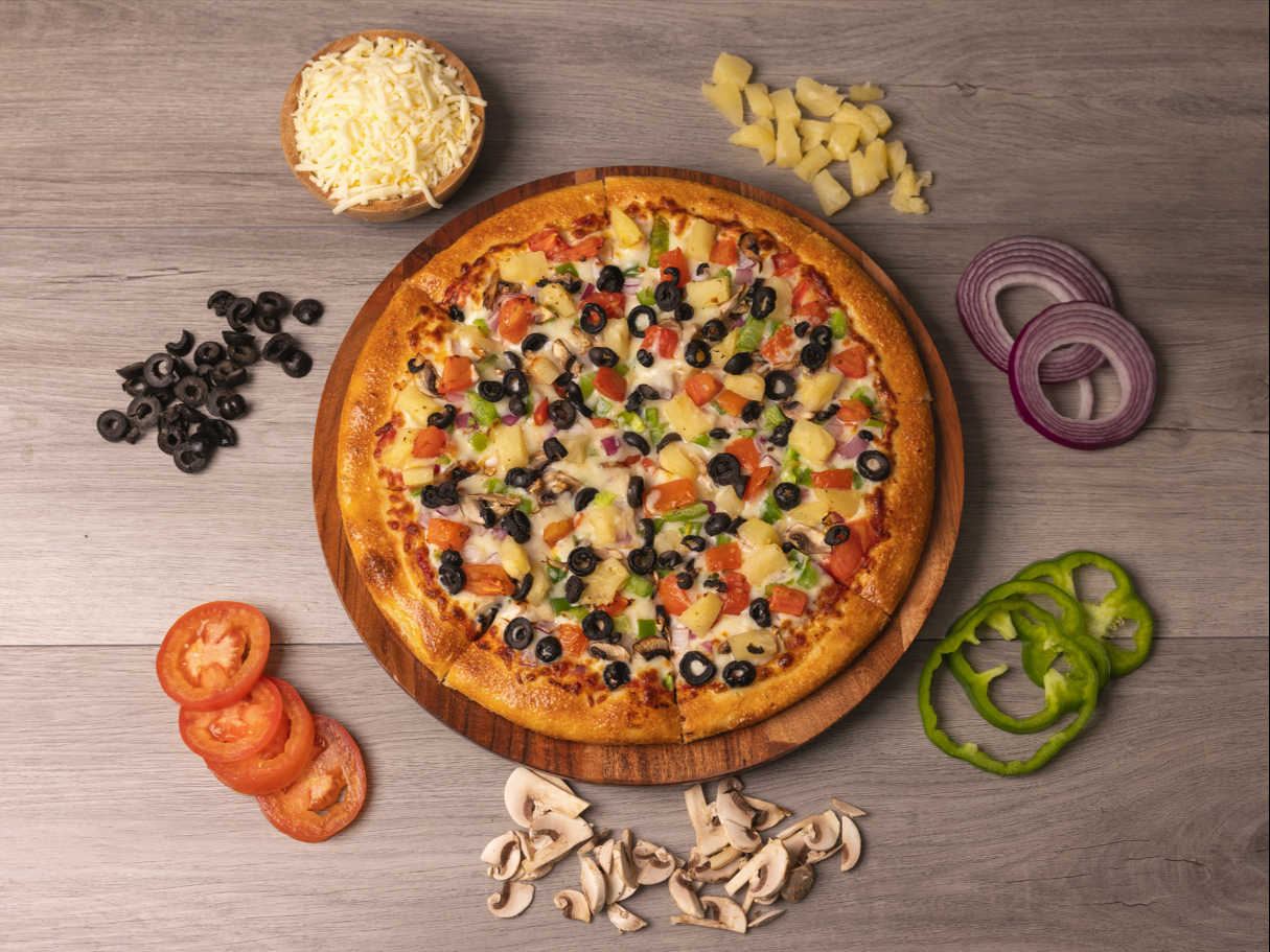 Veggie Delight Pizza.