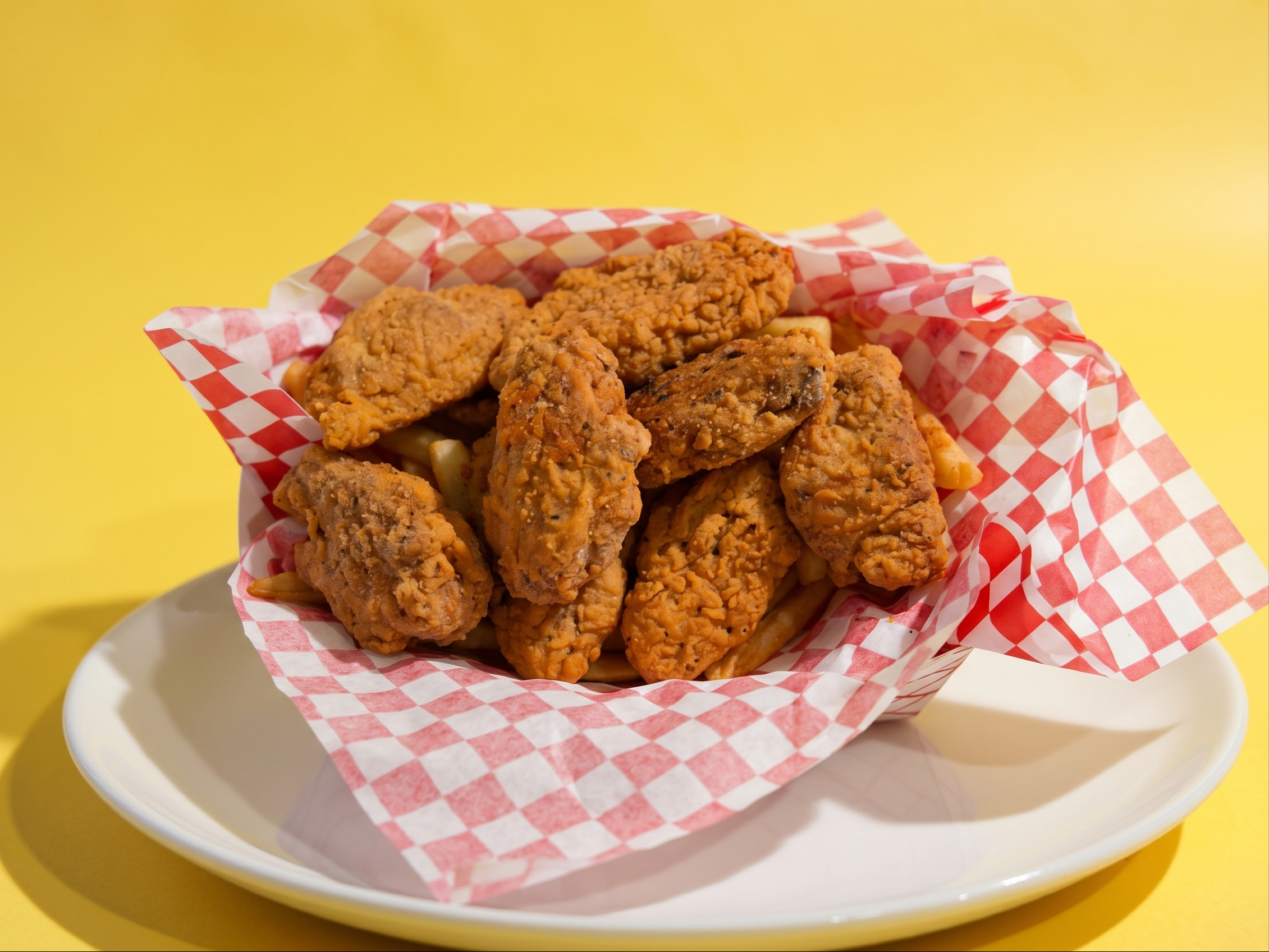 Buffalo Wing Basket (6 PC).