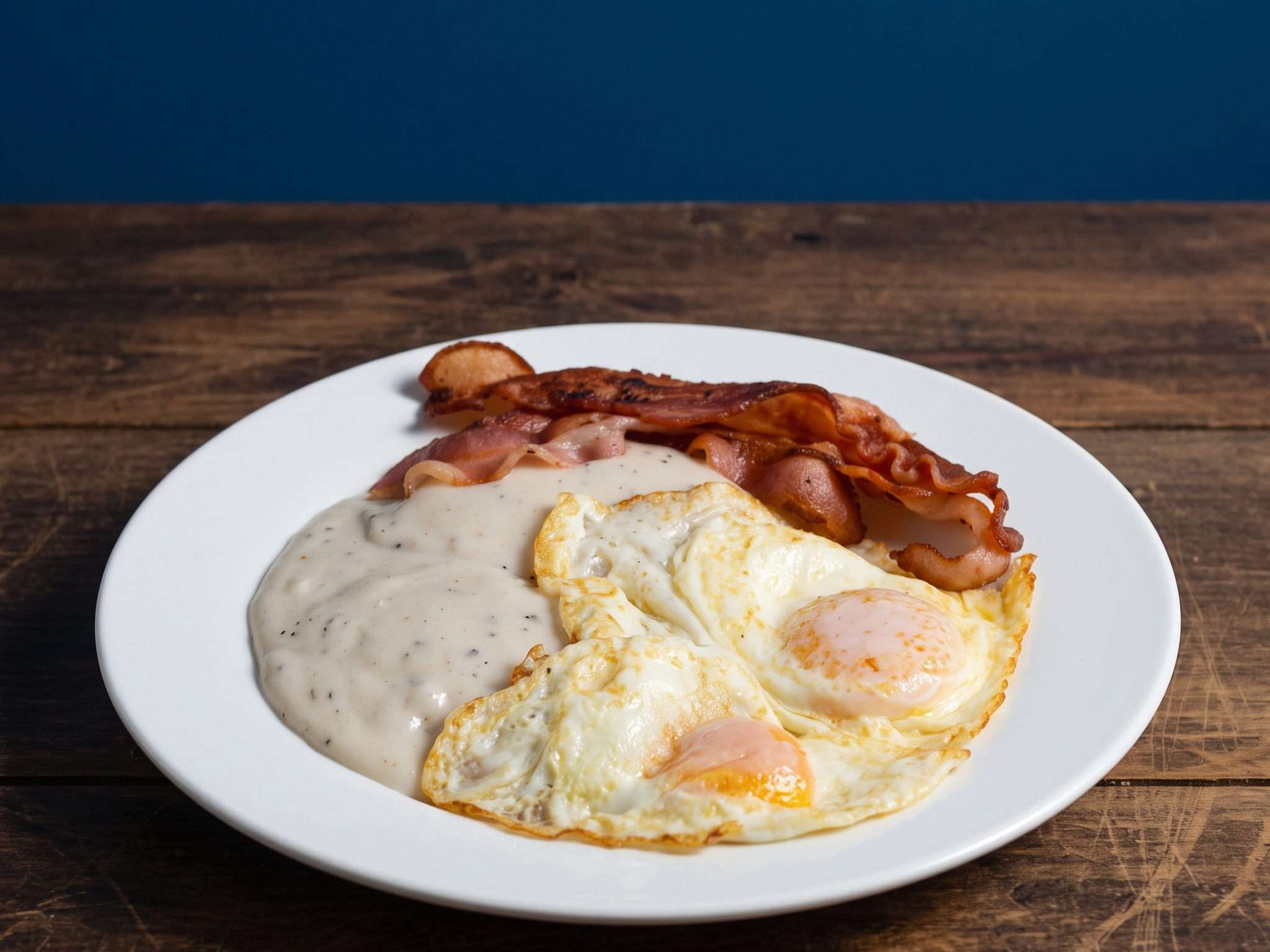 Biscuits Gravy Breakfast.