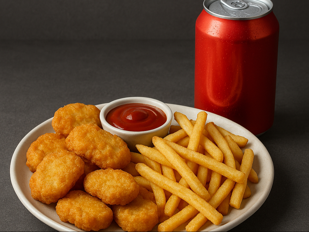 Chicken Nuggets 6pcs Only.