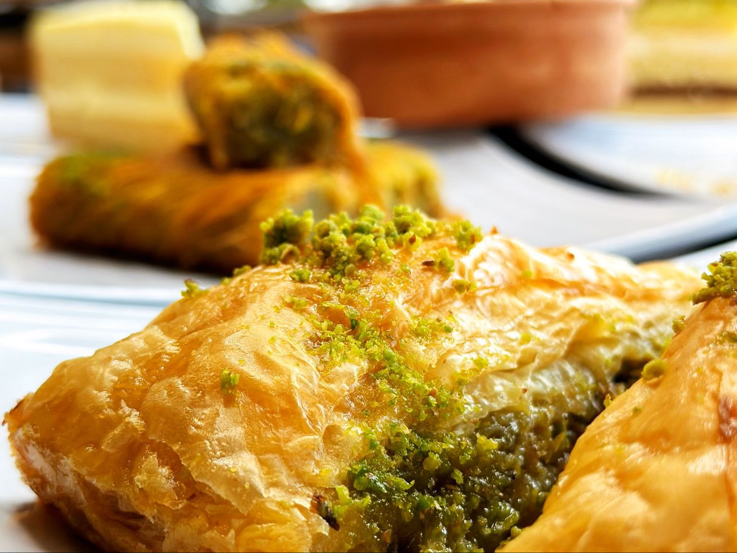 MIXED TURKISH BAKLAVA PLATTER.