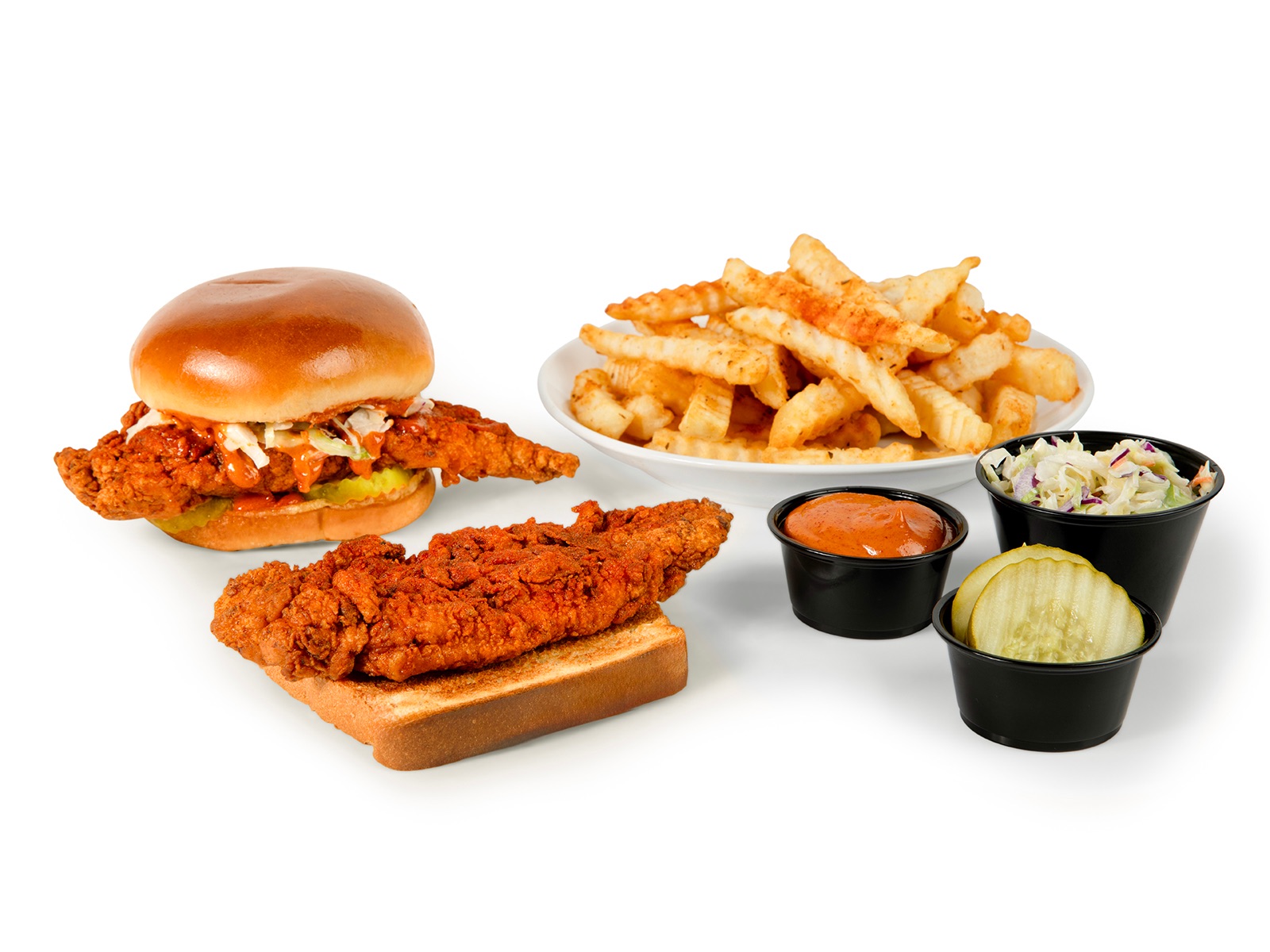 #3 Clucker With Tender W Fries