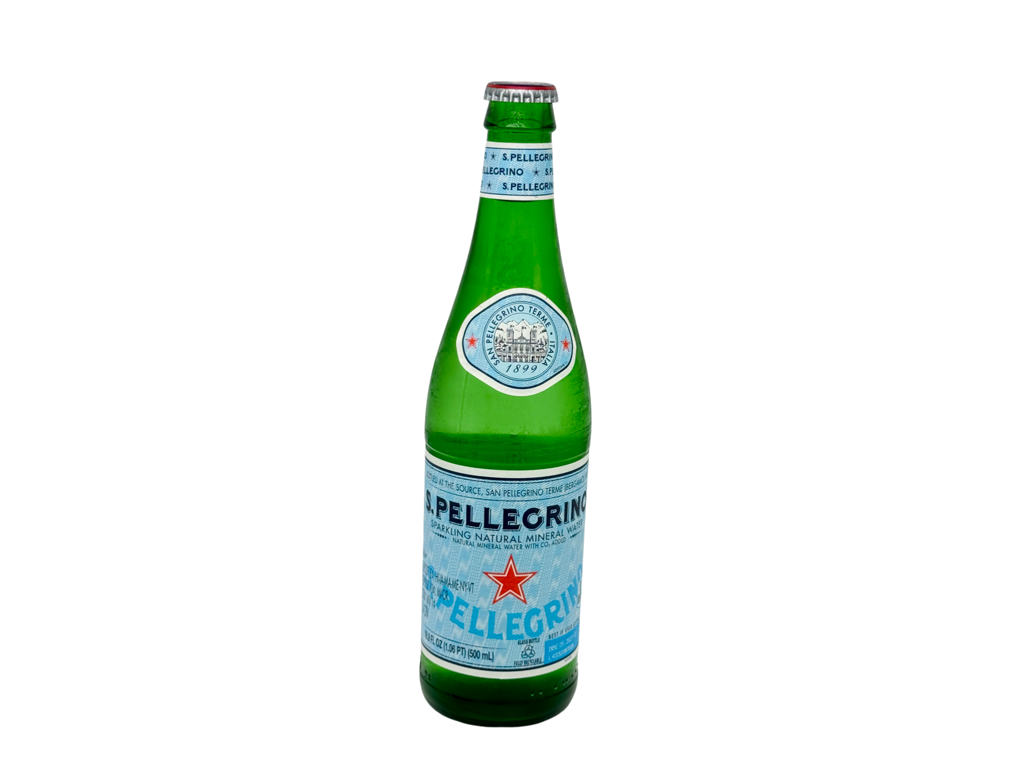 Glass Bottle Pellegrino.