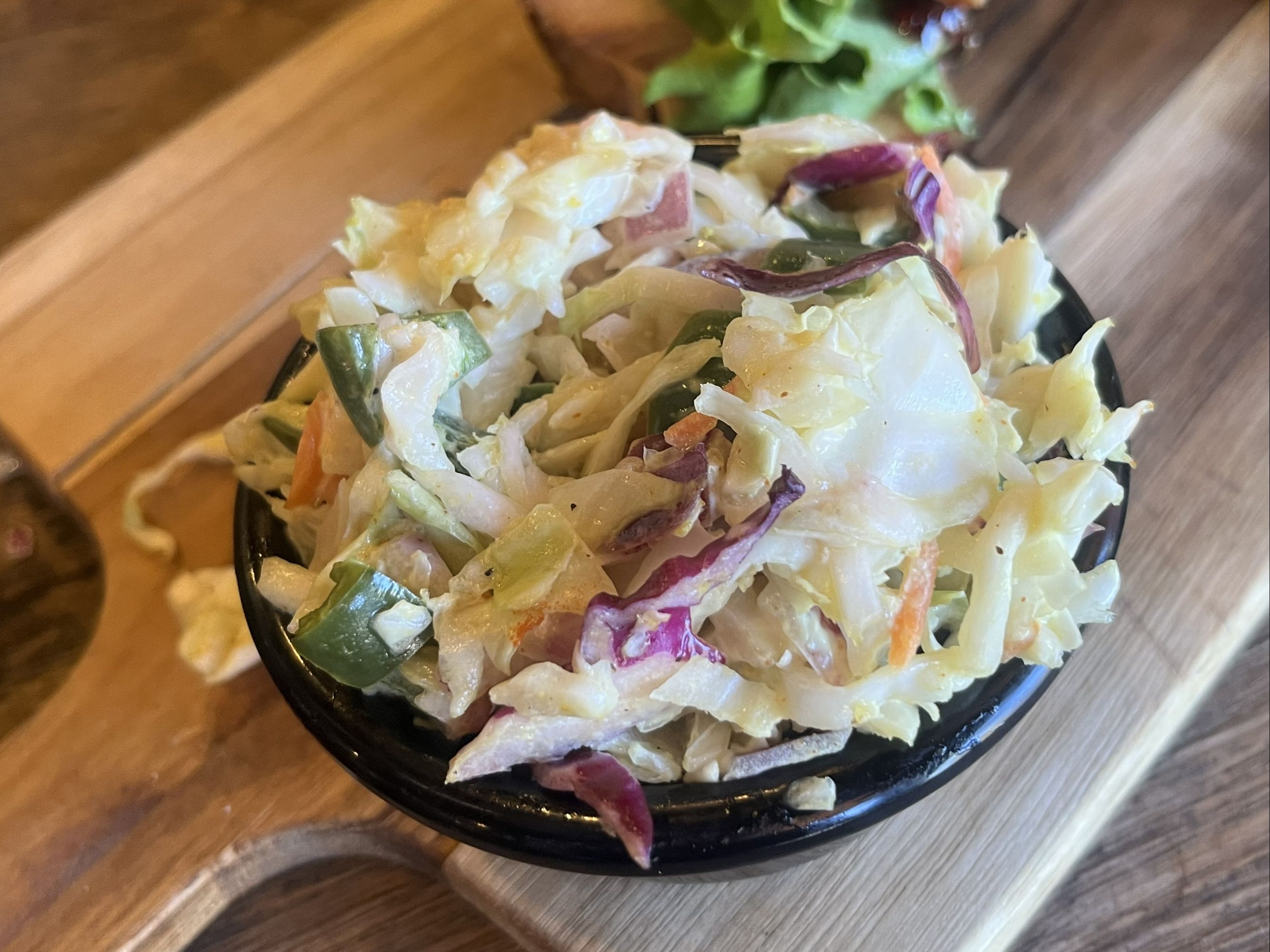 Sweet Jalapeno Slaw.