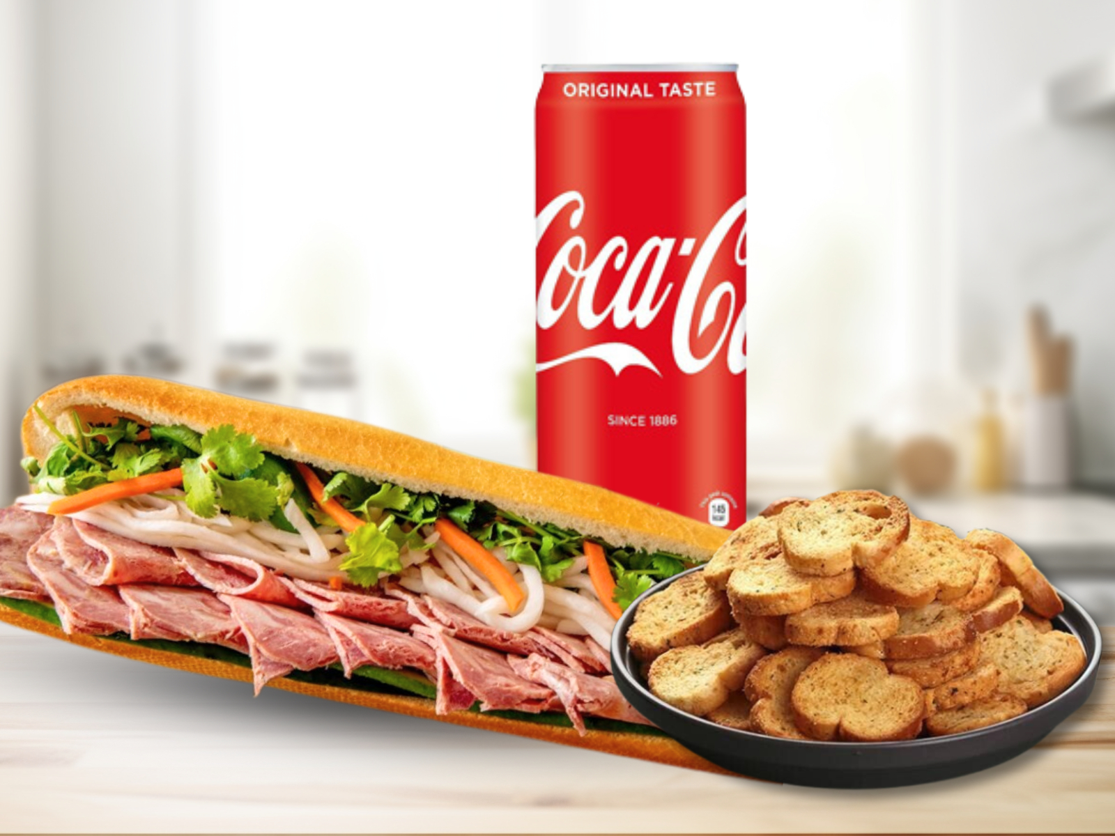 Mi-Meal Pate Jambon / Bánh Mì Patê Jambon.