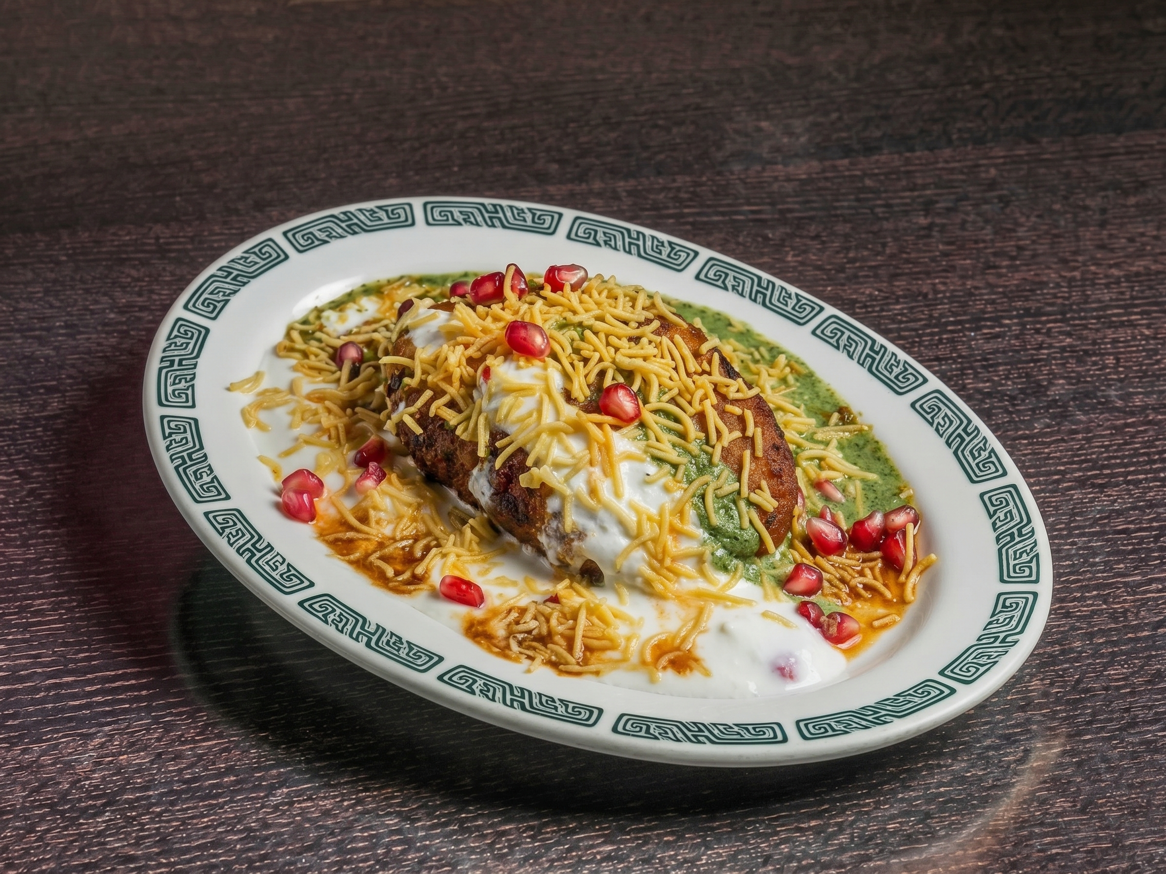 Aloo Tikki Chaat.