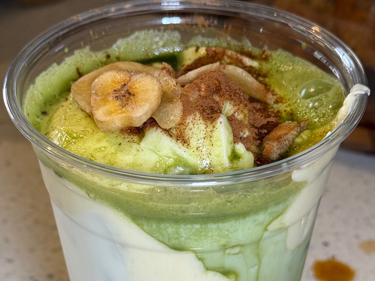 Banana Cream Matcha.