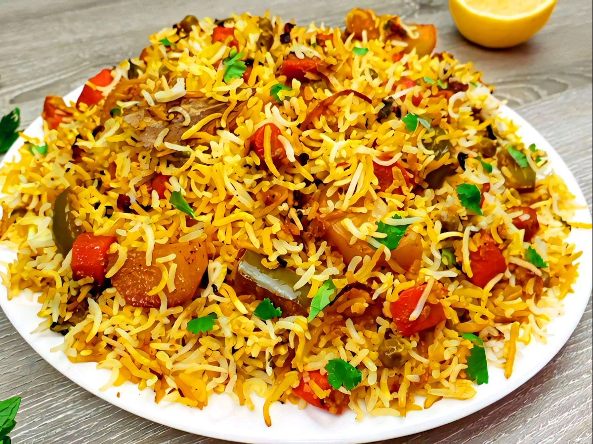 Veg Biryani.