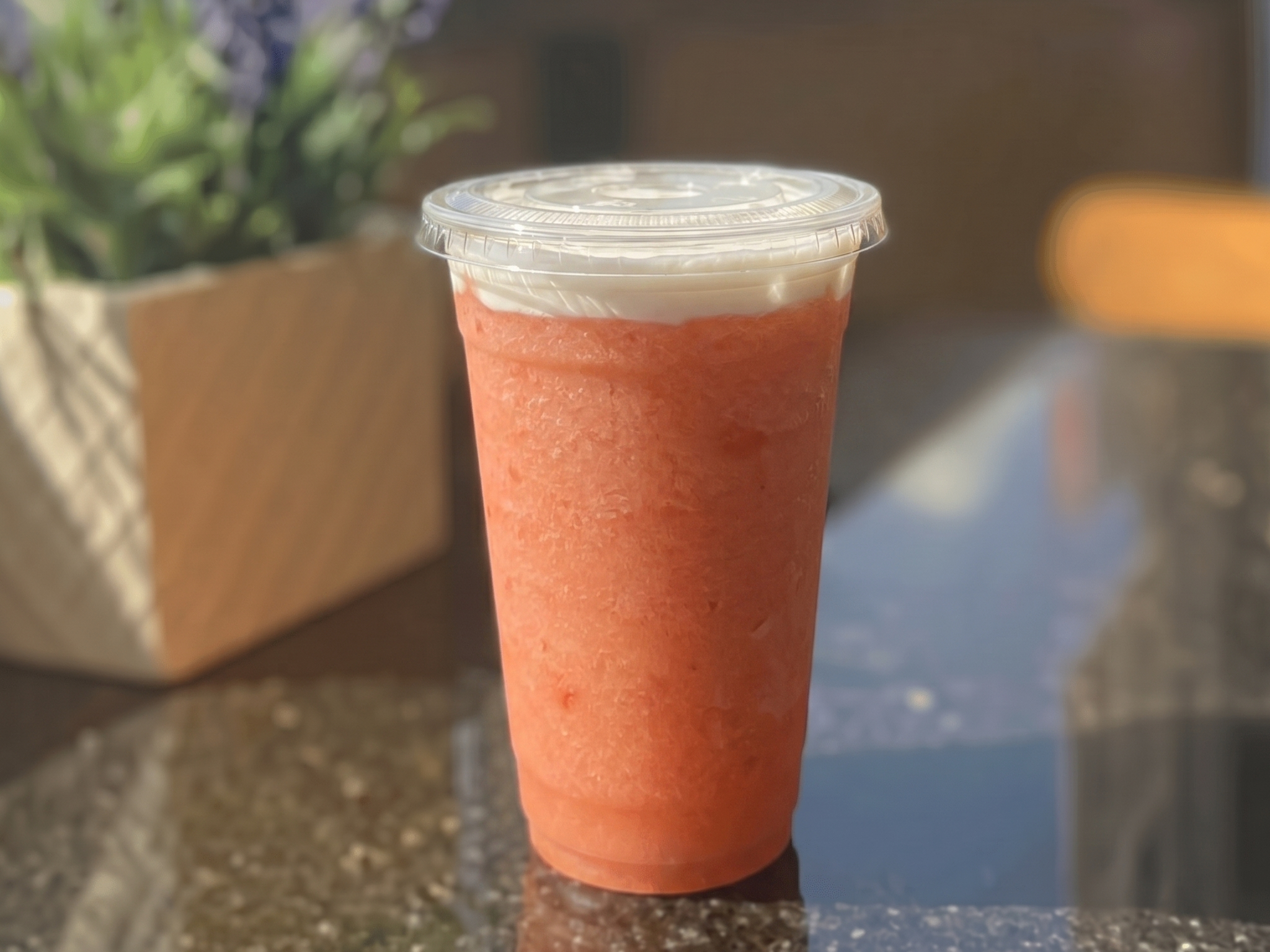 Strawberry Banana Smoothie.